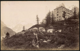 Photo Photographe Inconnu,  Vue De Chamonix, Das Hotel Du Montanvert - Places