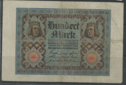 ALLEMAGNE -1920-100 MARK -KP 69a-TB-(F) - 100 Mark