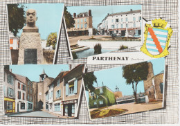 Delcampe - PARTHENAY (79) Carte Multivues De 1966  CPSM GF - Parthenay