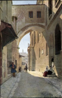 CPA Jerusalem Israel, Partie Am Ecce Homo Bogen - Israël
