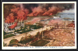 AK Tokio, Brände Nach Erdbeben 1.9.1923 - Tokio