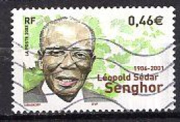 FRANCE 2002 LEOPOLD SEDAR SENGHOR  YVERT  N° 3537  OBLITERE - Oblitérés