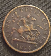 1penny 1850  Viktoria  CANADA Great Britain - Canada