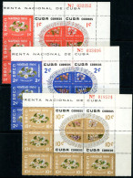 CUBA 1960 - Noël 60/61 - Fleurs En Combinaisons - 27 V. - Ungebraucht