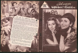 Delcampe - Filmprogramm DNF, Ich War Ein Hässliches Mädchen, Sonja Ziemann, Dieter Borsche, Regie: Wolfgang Liebeneiner - Magazines