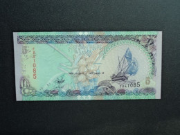 MALDIVES * : 5 RUFIYAA   2000 - 1421    P 18b      Presque NEUF - Maldives