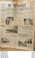 L'OUEST . ANJOU MAINE VENDEE POITOU . 11Décembre 1936 . Edouard VIII A Abdiqué ... - Other & Unclassified