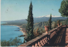 Y101256 - Italien - Taormina - Panorama Di Giardini Ed Etna - Ca. 1975 - Messina