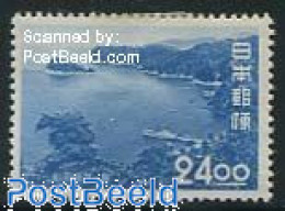 Japan 1951 24.00, Stamp Out Of Set, Mint NH, Transport - Ships And Boats - Ungebraucht