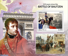 Sierra Leone 2023 210 Years Since The Battle Of Bautzen, Mint NH, History - Nature - Militarism - Napoleon - Horses - Militaria