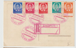 ZAGREB FILAT.IZLOŽBA 6.IX.35,  Red Cancellation       (1C) - Covers & Documents