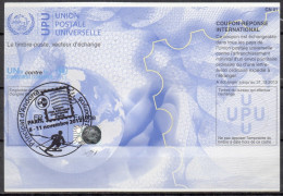 SPANISH ANDORRA ESPAÑOLA 2012 On French International Reply Coupon Reponse Antwortschein IAS IRC CRI - Lettres & Documents