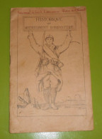 Militaire, Historique Du 40me Regiment D Infanterie + Carte En Souvenir !, 1917 - Documents