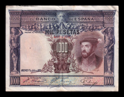 España Spain 1000 Pesetas Carlos I 1925 Pick 70c Mbc Vf - 1000 Pesetas