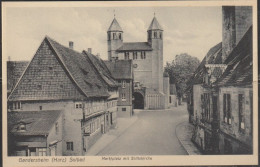 Gandersheim (Harz) Solbad - Marktplatz Mit Stiftskirche - Nicht Gelaufen  (AK 3335) - Bad Gandersheim