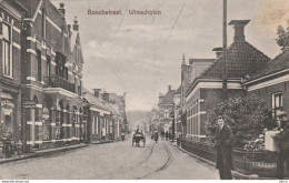 489374Winschoten, Boschstraat. Winkel Van Velthuis Rijwielen. - Winschoten