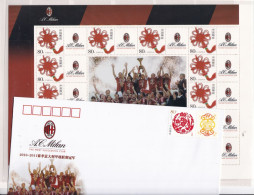 China 2013 Inter Milan -football Club Red Sheet+Comm Cover - Berühmte Teams