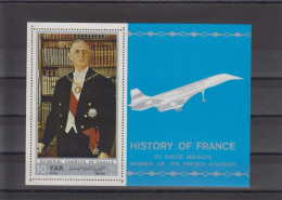 Yemen Concord Airplane, De Gaulle MNH - Yémen
