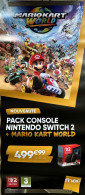 MARIOKART WORLD - AFFICHE PACK CONSOLE NINTENDO SWITCH 2 - Merchandising