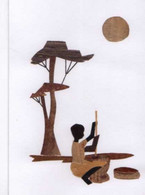 Artisanat Rwandais Carnet Frere Des Hommes, Collage - Rwanda