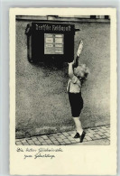 10031059 - Briefkaesten Kleines Kind Steckt Einen Brief - Post