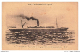 APJP10-0752-BATEAU - Marine De Commerce Francaise - Volubilis - Paquebot De La Compagnie Générale Transatlantique - Handel