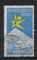 ITALIE - ITALY - 1958 - EXPOSITION INTERNATIONALE DE BRUXELLES - BRUSSELS WORLD FAIR - Oblitéré - Used - L60 - - 1946-60: Used