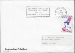 Delcampe - France 1987. École D'horlogerie, Lycée Jules Haag, Mathématicien, Problèmes De Chronométrie, Besançon - Uhrmacherei