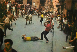 Corrida - Espagne - España - Pamplona - Encierro De Los Toros - Taureaux Dans Les Rues - Carte Neuve - CPM - Voir Scans - Corrida