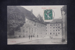 FRANCE - Semeuse Perforée EH Sur Carte Postale De Verdun Pour Thorigny En 1910 - L 170826 - Covers & Documents
