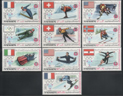 J560 Kingdom Of Yemen 1968 Mi No. 529A-538A - Other & Unclassified