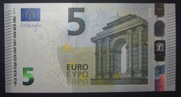 5 EURO W002J1 DRAGHI GERMANY SERIE WA Perfect UNC - 5 Euro