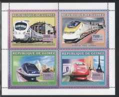 K318 Guinea 2006 Mi No.4393-4396 - Trains