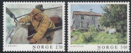 K704 Norway 1987 Mi No. 979-980 - Ongebruikt