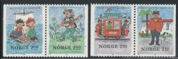 K696 Norway 1984 Mi No. 914-917 - Ongebruikt