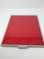 LINDNER Münzbox 2104 Standard 35 Runde Fächer 31 Mm, Gebraucht (Z1409) - Materiaal