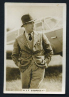 CIGARETTE CARD : SENIOR SERVICE - FLYING SERIES : 23 - H. J. F. BROADBENT - Gallaher