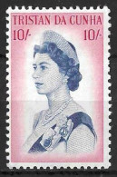 TRISTAN DA CUNHA.....QUEEN ELIZABETH  II...(1952-22.)....." 1965..".....10/-....SG84......MH... - Tristan Da Cunha