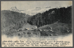CPA SWITZERLAND - Vers L'Eglise Et Les Diablerets - Ormonts-Dessus (PLB#06-707) - Ormont-Dessus 