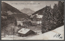 CPA SWITZERLAND - L'Eglise Du Sépey En Hiver Et La Dent Du Midi (PLB#06-710) - Ormont-Dessus 