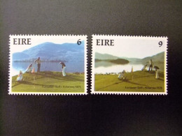 108 IRLANDA EIRE 1975 / GOLF (amateur) KILLANERY / YVERT 324 / 325 MNH - Neufs