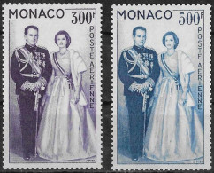 MONACO - COUPLE PRINCIER - PA 71 ET 72 - NEUF** MNH - Airmail