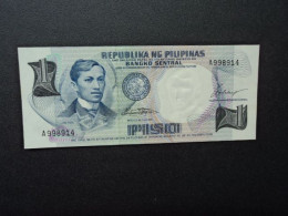 PHILIPPINES : 1 PISO   ND 1969    P 142a     Presque NEUF - Philippines