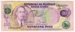 1978 Philippines 100 Piso 552858 Paper Money Banknotes Currency - Philippines