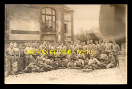 MILITARIA - SOLDATS - 146 SUR LES CALOTS - CARTE PHOTO ORIGINALE - Regimente