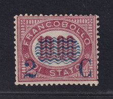 ITALIEN 31 * Zeitungsmarke 2/10 L. Originalgummi/Falzspur, Geprüft, 500,-€ - Ongebruikt