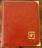 Album De Timbres Vide Grand Format 60 Pages Fd NOIR (10 Bandes/page) Ref 60 FN1 Equivalent Lindner Luxe - Formato Grande, Sfondo Nero