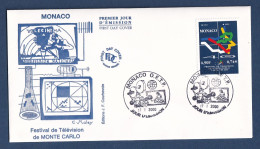 Monaco - FDC - Premier Jour - YT N° 2231 - 40 ème Festival De Télévision De Monte Carlos - 2000 - FDC