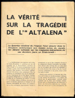1948 ISRAËL - Tract Double Page De L'IRGOUN "La Vérité Sur La Tragédie De L' "ALTALENA" " (bateau) ** Judaïca - Historical Documents
