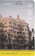 PRUEBA P-00000003 TARJETA SIN CHIP DE LA CASA MILA - LA PEDRERA (P-292) MUY RARA - [3] Errores & Variedades